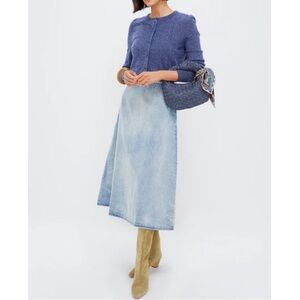 TUCKERNUCK Acid Wash Denim Britt Skirt